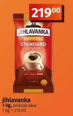 COOP TIP Jihlavanka zrnková káva nabídka