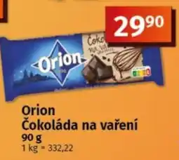 COOP TIP Orion čokoláda na vaření nabídka