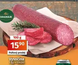 COOP TIP Krahulík pultový prodej nabídka