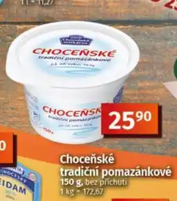 COOP TIP Chocenšké tradiční pomazánkové nabídka