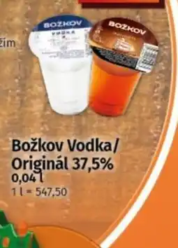 COOP TIP Božkov Vodka / Originál nabídka
