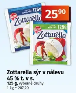 COOP TIP Zottarella sýr v nálevu nabídka