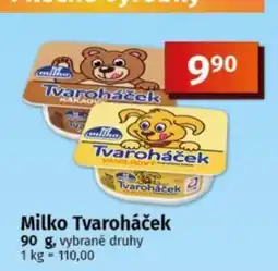 COOP TIP Milko Tvaroháček nabídka