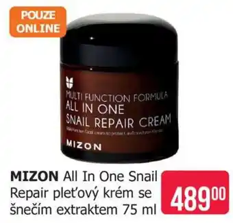 Mizon all in one snail repair pleťový krém se šnečím extraktem