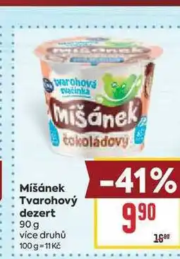 Billa Mišánek Tvarohový dezert nabídka