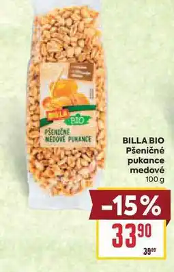 Billa BILLA BIO Pšeničné pukance medové nabídka