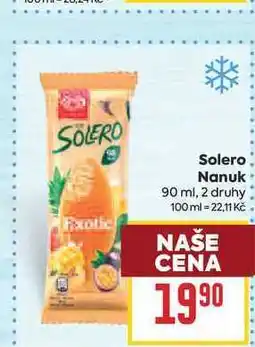 Billa Solero Nanuk nabídka