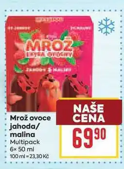 Billa Mrož ovoce jahoda/ malina Multipack nabídka