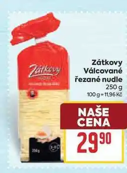 Billa Zátkovy Válcované řezané nudle nabídka