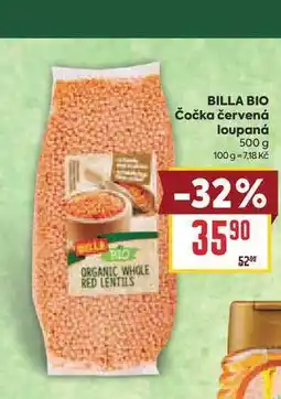 Billa BILLA BIO Čočka červená loupaná nabídka