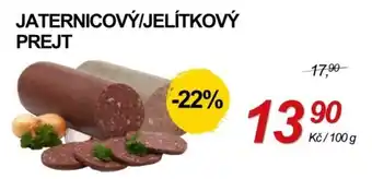 Jaternicový/jelítkový prejt