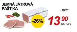 ZEMAN Jemná játrová paštika nabídka