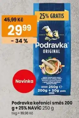 TEMPO Podravka kořenící směs nabídka