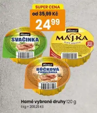 Hamé vybrané druhy