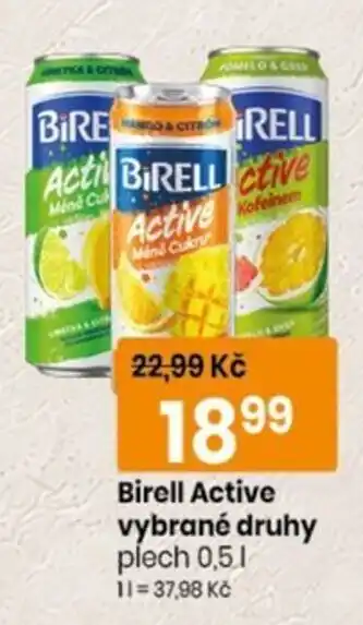 TEMPO Birell Active vybrané druhy nabídka