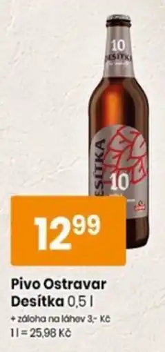 TEMPO Pivo Ostravar Desítka nabídka