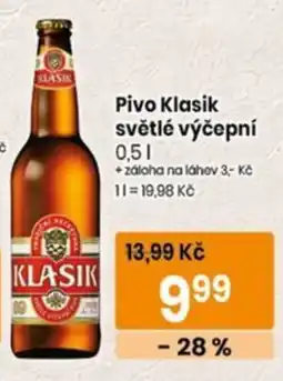 TEMPO Klasik světlé výčepní nabídka