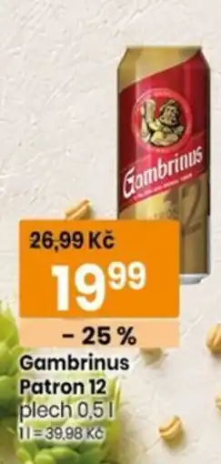 TEMPO Gambrinus Patron 12 nabídka