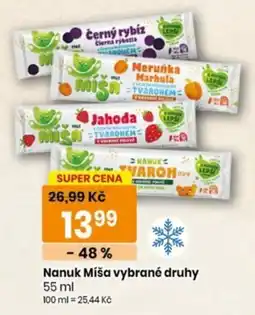 TEMPO Nanuk Míša vybrané druhy nabídka