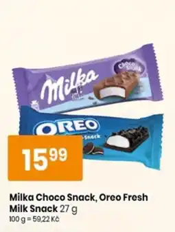 TEMPO Milka Choco Snack, Oreo Fresh Milk Snack nabídka