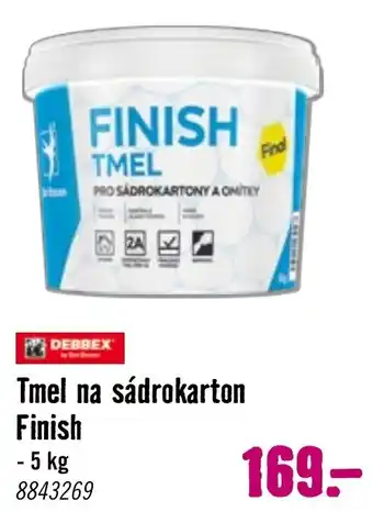 Debbex Tmel na sádrokarton Finish
