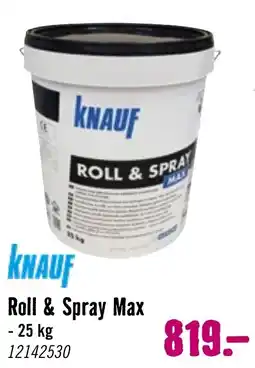 Hornbach knauf roll & spray max nabídka