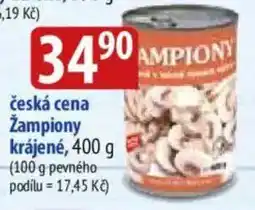 Bala Žampiony krájené nabídka