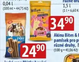 Bala Akinu Bites & pamlskek pro psy nabídka