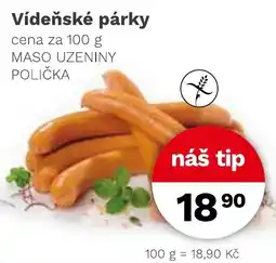 Konzum Videňské párky nabídka
