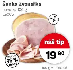 Konzum Šunka Zvonařka nabídka