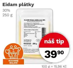 Konzum Eidam plátky nabídka