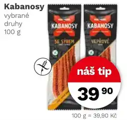 Konzum Kabanosy vybrané druhy nabídka