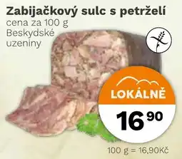 Konzum Beskydské uzeniny Zabijačkový sulc s petrželí nabídka