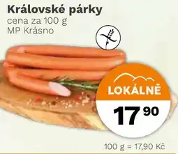 Konzum Králůvské párky nabídka
