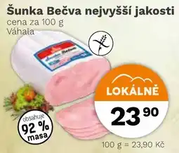 Konzum Šunka Bečva nejvyšší jakosti nabídka