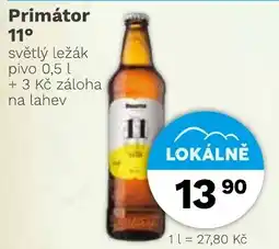 Konzum Primátor světlý ležák nabídka