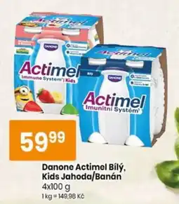 TEMPO Danone Actimel Bílý, Kids Jahoda/Banán nabídka