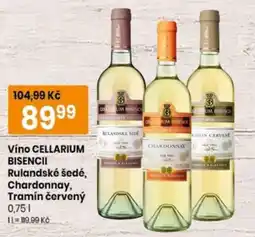 TEMPO Cellarium Bisencii Rulandské šedé, Chardonnay, Tramín červený nabídka