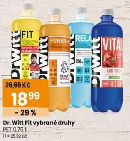 TEMPO Dr. Witt Fit vybrané druhy nabídka