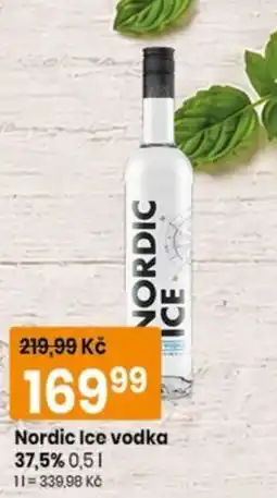 TEMPO Nordic Ice vodka nabídka