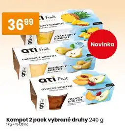 TEMPO ati fruit kompot 2 pack vybrané druhy nabídka