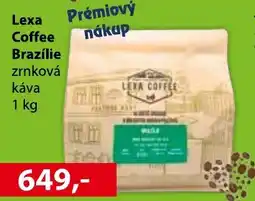 Konzum Lexa Coffee Brazílie zrnková káva nabídka