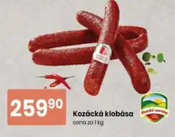 TEMPO Slezské uzeniny Kozácká klobása nabídka