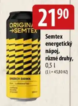Bala Semtex energetický nápoj nabídka