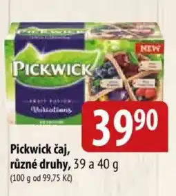 Bala Pickwick čaj nabídka