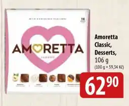 Bala Amoretta classic desserts nabídka
