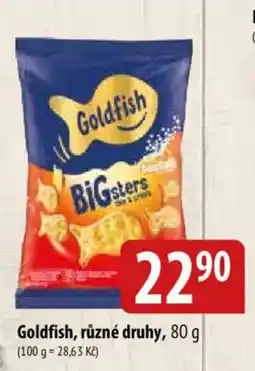 Bala Goldfish, různé druhy nabídka