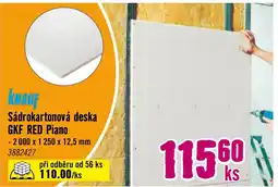 Hornbach Sádrokartonová deska GKF red piano nabídka