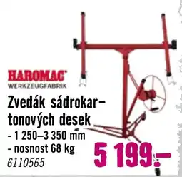 Hornbach Haromac zvedák sádrokar-tonových desek nabídka