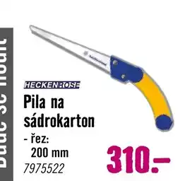 Hornbach Heckenstone Pila na sádrokarton nabídka